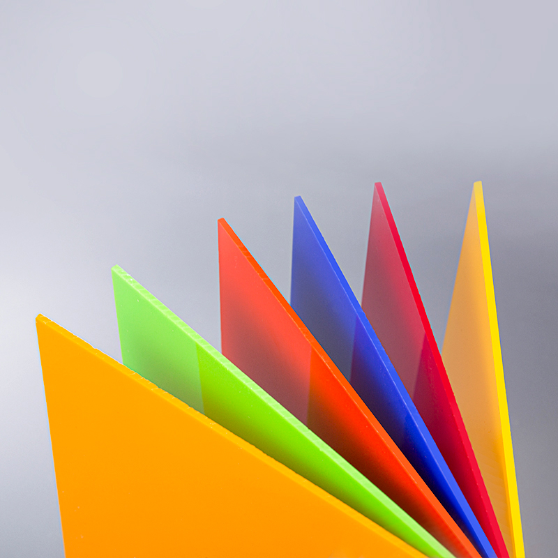 Feuille acrylique colorée