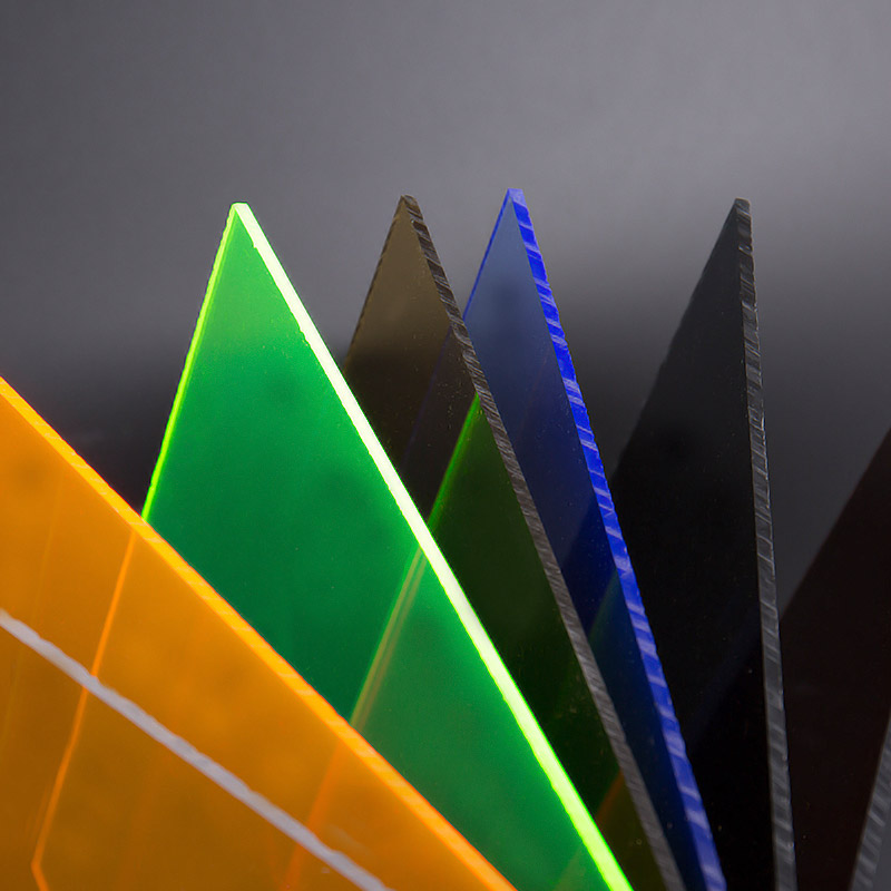 Feuille de couleur acrylique